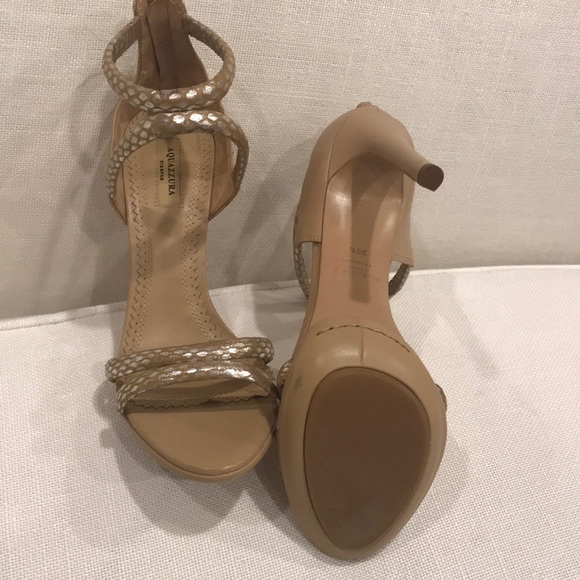 New Aquazzura Cheeta Bombe Sandals 39.5 - Picture 3 of 8